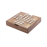 boys chess board wooden gifts solitaire game educational toy kids funny adult non toxic classical develop intelligence single