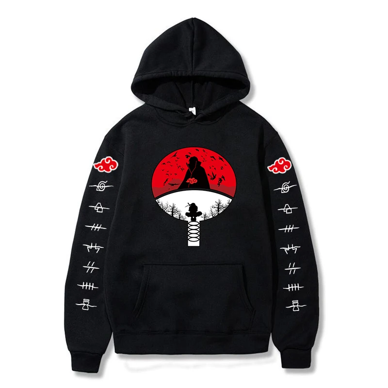 

Itachi Hoodie Anime Narutos Sweatshirt Uzumaki Akatsuki Sakura Kakashi Sasuke Hinata Hyuga Harajuku Sweatshirts Man woman Clothe