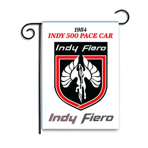 1984 Indy 500 Pontiac Fiero 12x18 дюймов Флаг для садовой квартиры