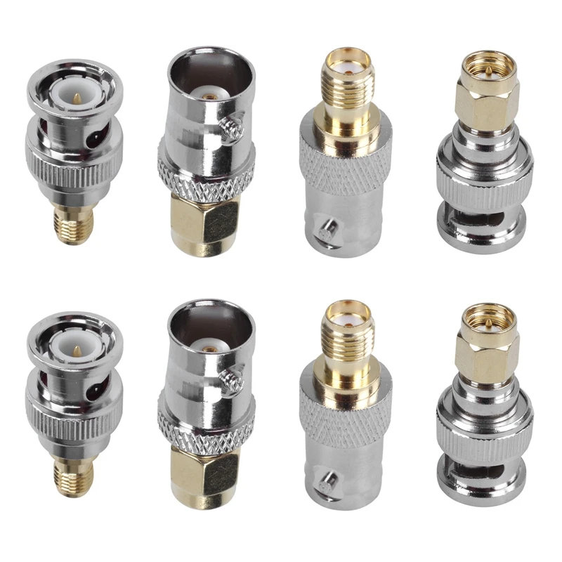 

SMA To BNC Kits RF Coaxial Adapter Male Female Coax Connector 12 Pieces