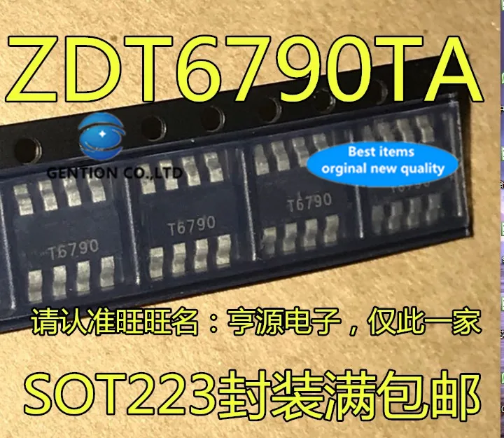 10 шт T6790 ZDT6790 ZDT6790TA SOT223-8 в наличии 100% новый и оригинальный