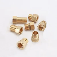 brass fitting 12 bsp male to female change coupler straight in connector adapter 28mm 31mm 40mm 50mm 70mm 90mm 100mm length