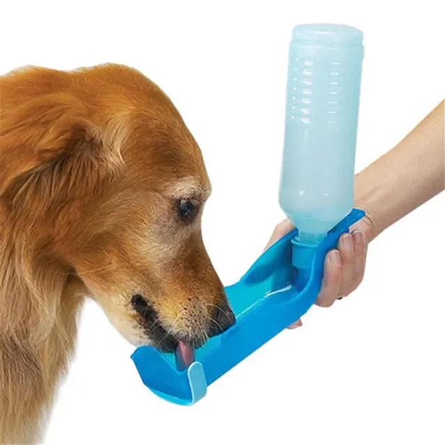 

New Qualified Pet New 250ml Foldable Pet Dog Cat Water Drinking Bottle Dispenser Travel Feeding Bowl Levert Dropship