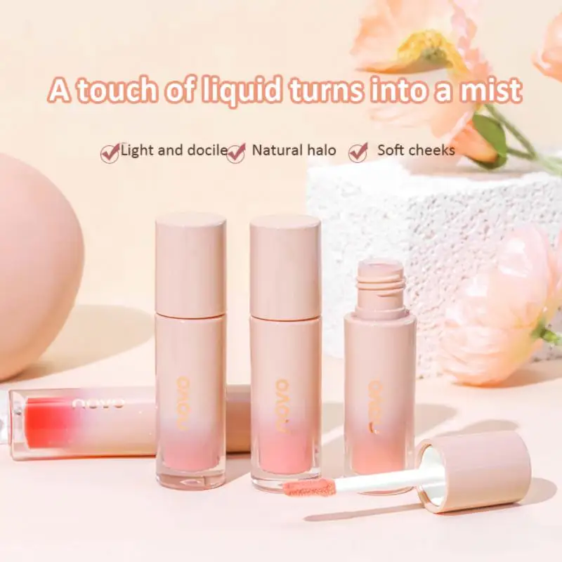 

Natural Cheek Tint Liquid Blush 4 Colors Brighten Skin Tone Face Contour Blush Stick Cheek Rouge Face Blush Face Makeup