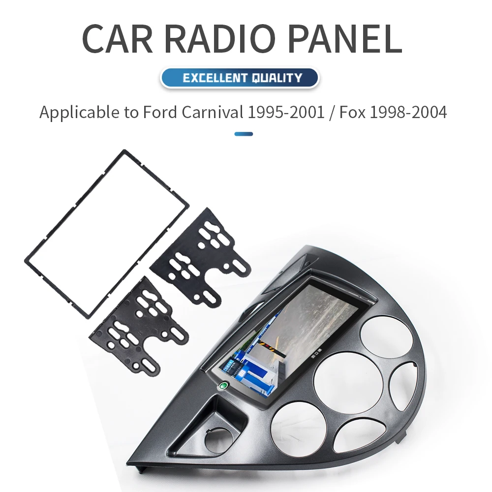 Двойная рама Din для Ford Focus Mk1 Fiesta LHD комплект работы приборной панели автомобиля