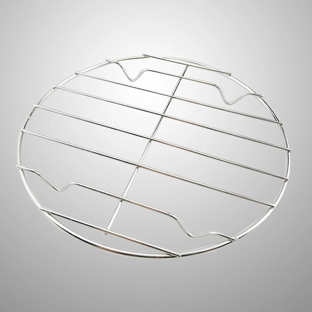 

Rack Baking Cooling Grill Bbq Wire Net Grilling Round Steamerroast Meat Fish Cooking Griddle Roasting Steaming Pizza Racks Oven
