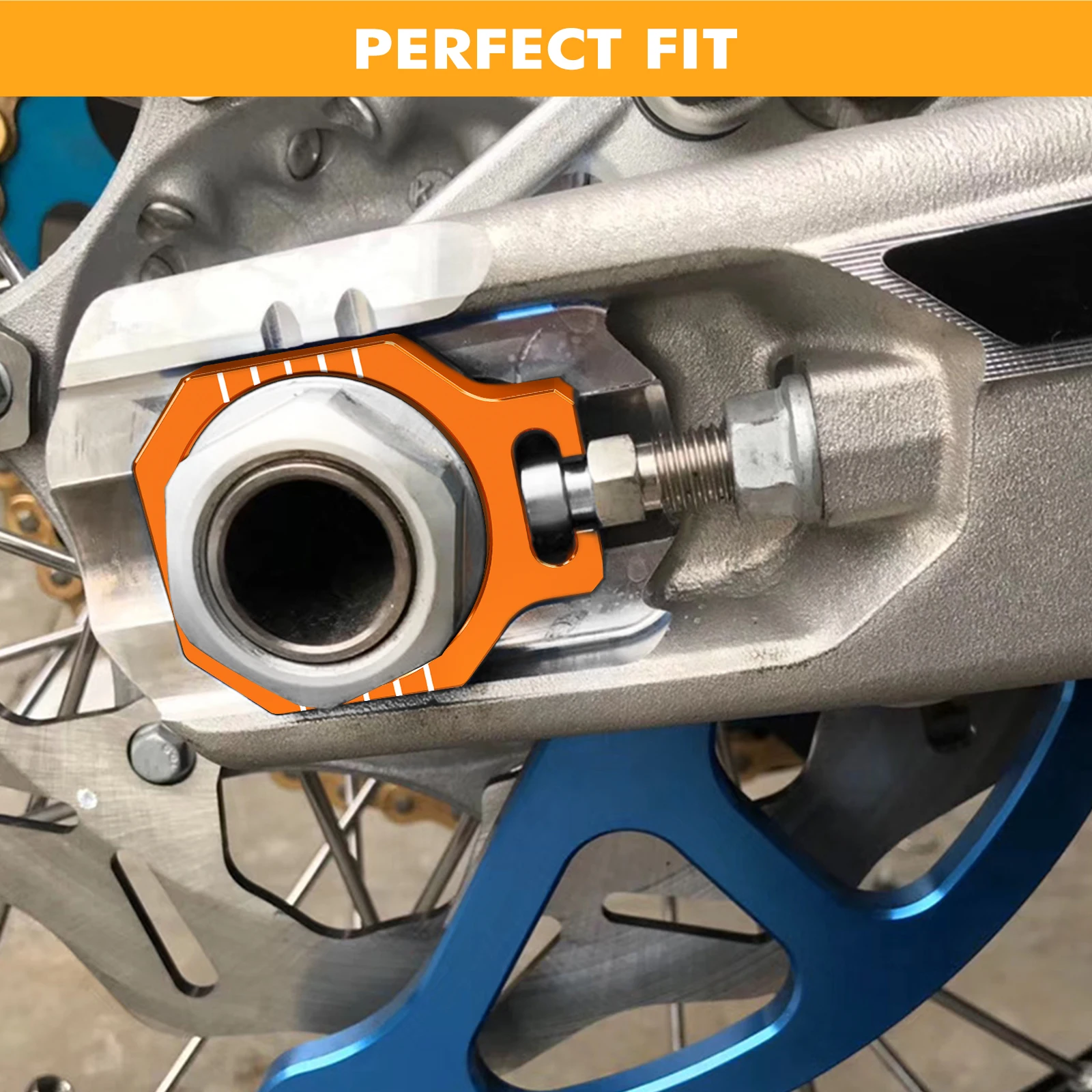 Для KTM 150 200 250 300 350 400 450 500 SX XC XCF SXF 2023-2024 150-500 EXC EXCF XCW 2024 22 мм задний мост блоков цепи