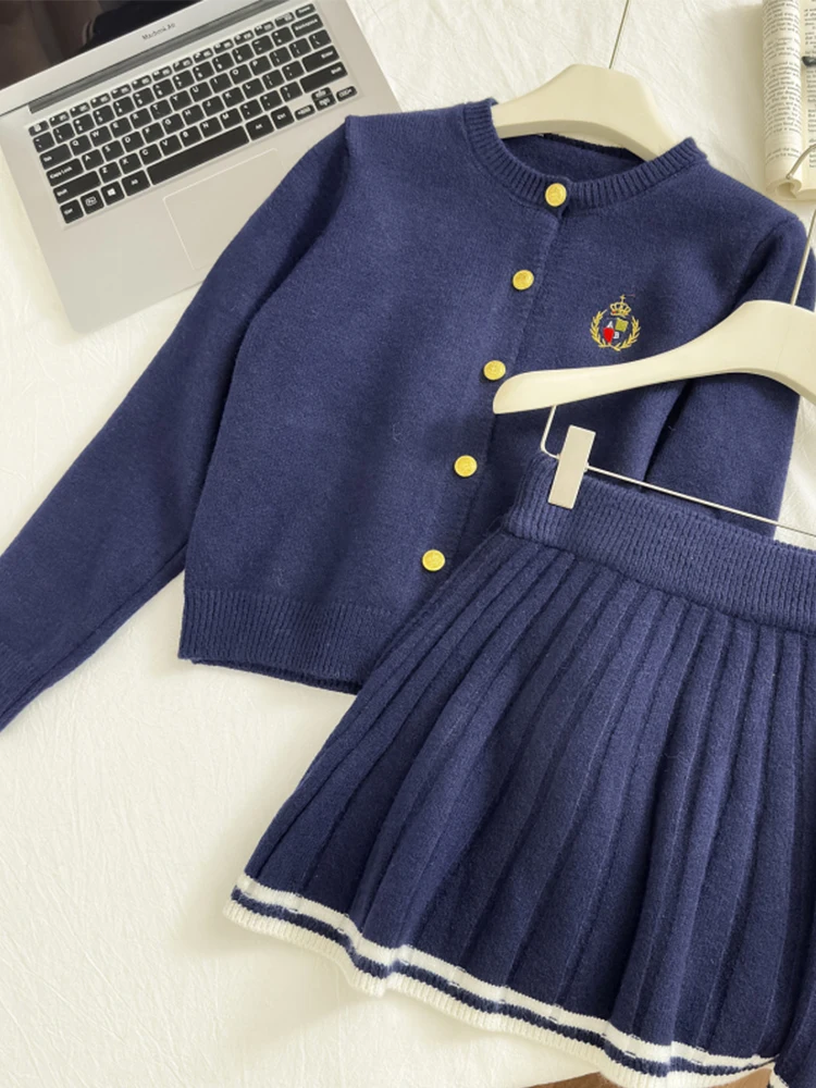 Осенне-зимняя женская Корейская винтажная одежда в стиле преппи 1920-х годов