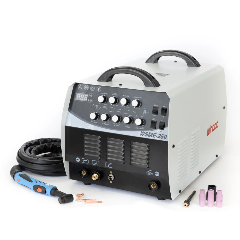 

Pulse AC/DC tig welder WSME 250A welding machine especially designed for aluminum welding not only metal and copper