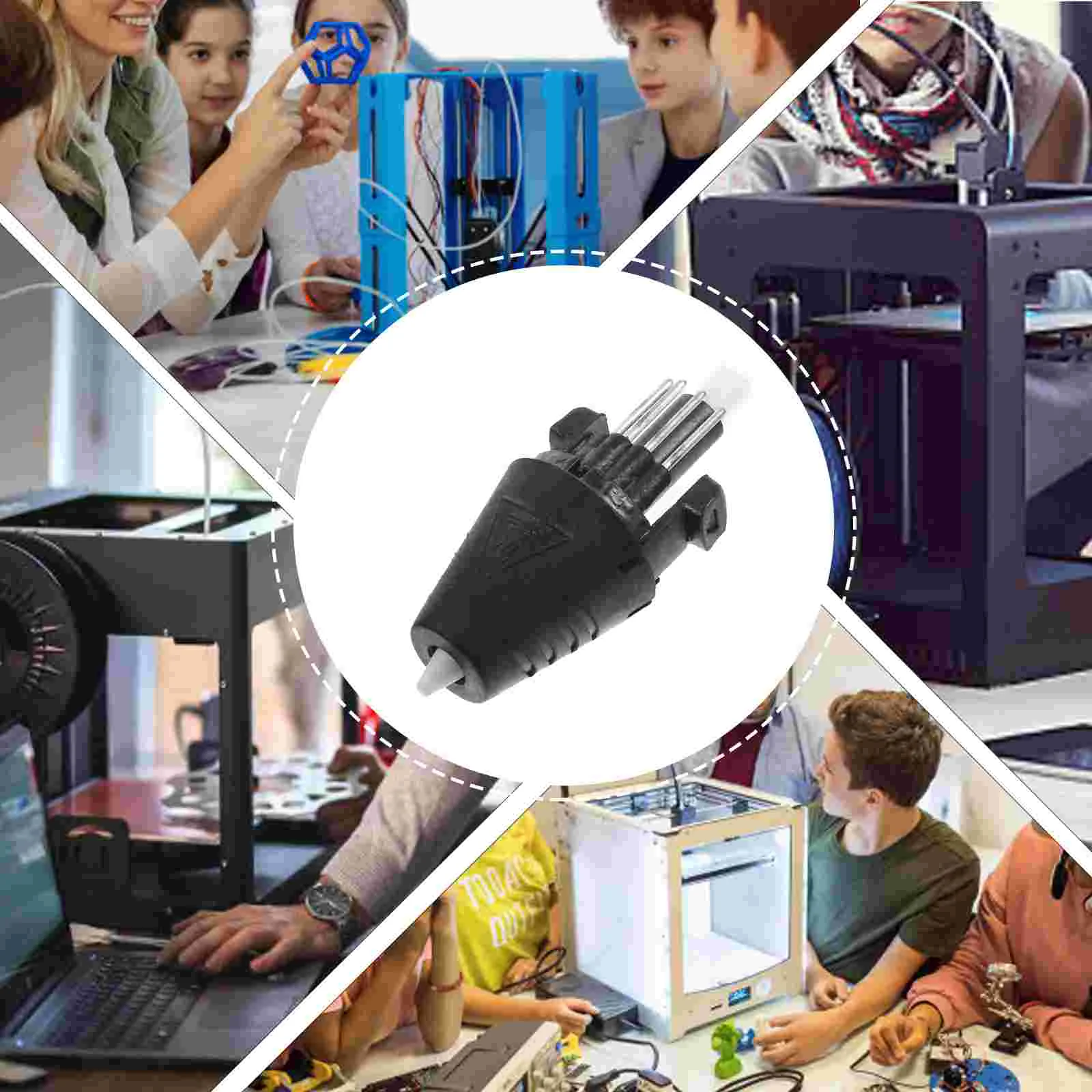 Простая установка работы для интегрированной вставленной ручки 3D-печати 175 мм