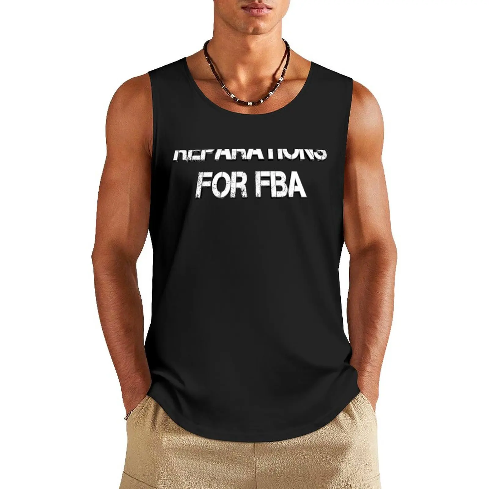 Ремонт на футболку FBA Tank Top Мужская спортивная одежда мужская