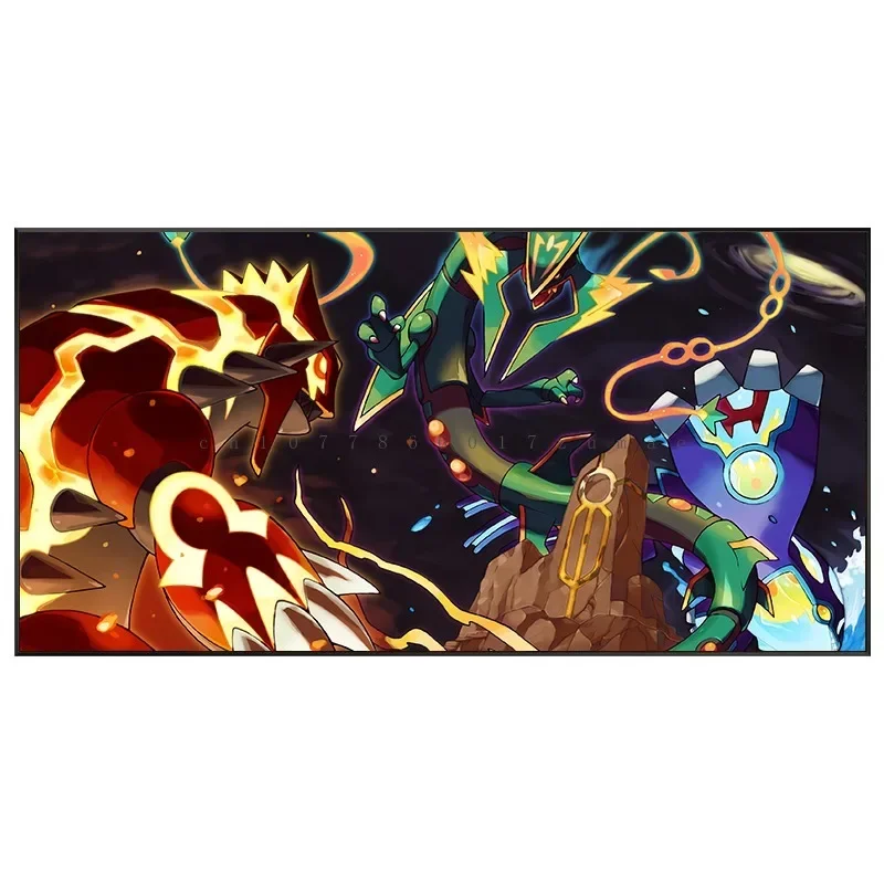 Pokemon Peripheral Poster Anime Watercolor Canvas Painting Art Wall Sticker Kawaii Abstract Picture For Living Room Decor