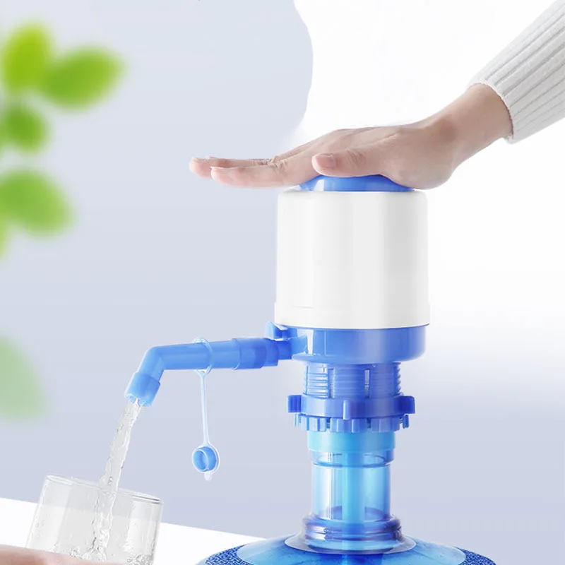 

Water Bottles Pump Manual Hand Pressure Drinking Fountain Pressure Pump Water Press Pump with an Extra Short Tube Food Grade