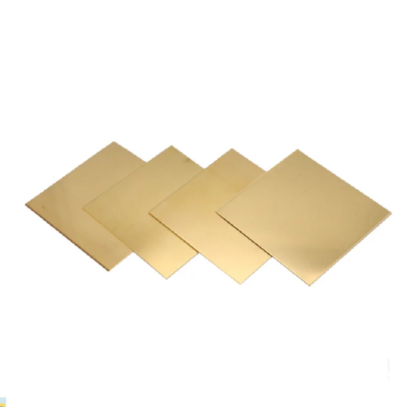 0.5mm Thick H62 Brass Plate Customized Sizes Brass Sheet Metal for sale