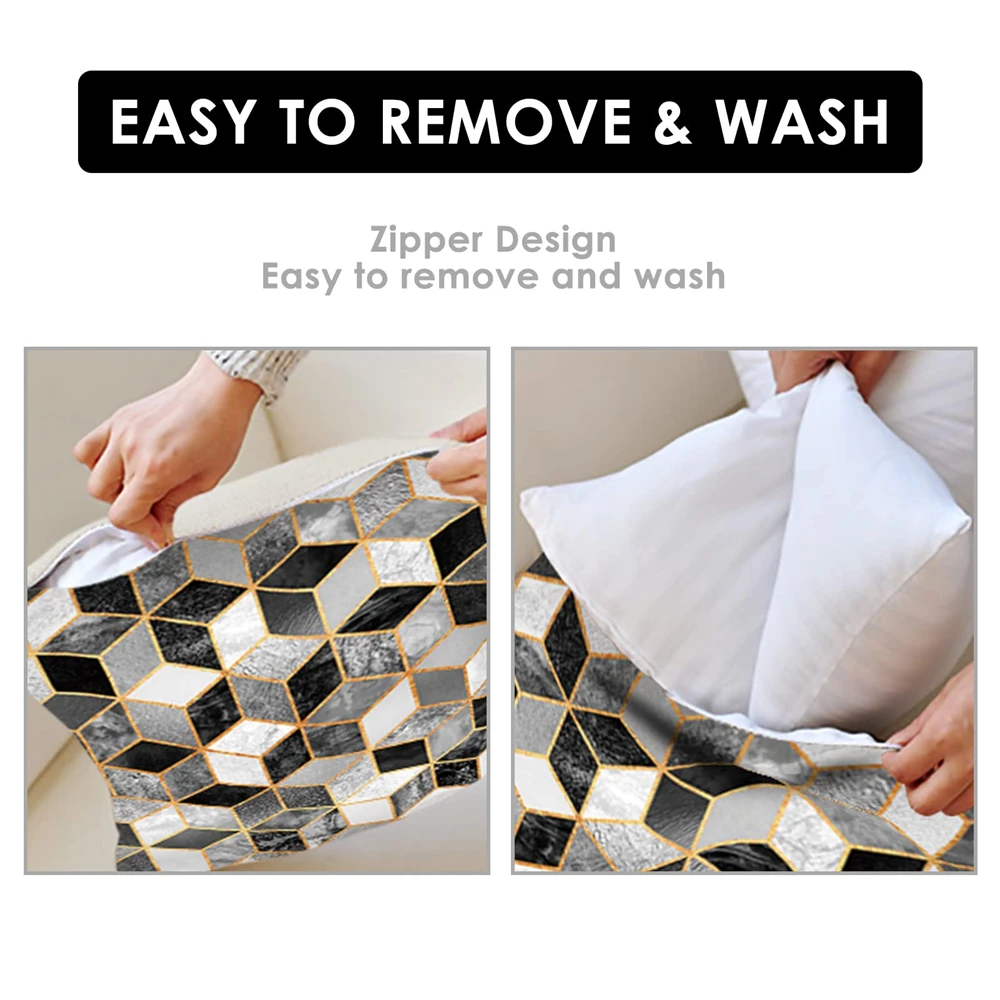 Бархатные наволочки квадратные декоративные для диванной подушки мягкие