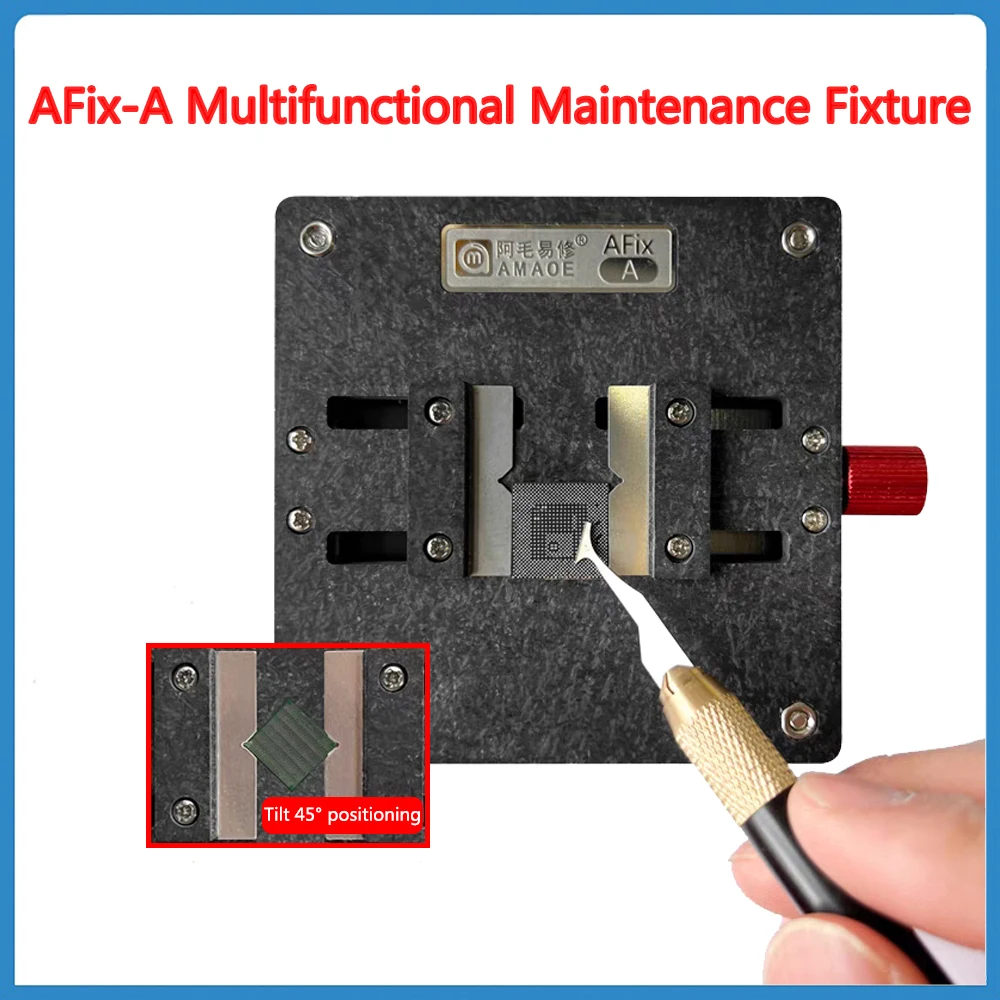 

Amaoe AFix-A Multifunctional IC Chip Glue Removal Fixture For Cell Phone Motherboard Repair Jig CPU IC Chip De-gluing Table