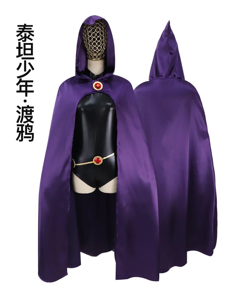 

New DC Comics Superhero cos Raven Teen Titan Raven Cosplay Costumes halloween costumes for women anime cosplay