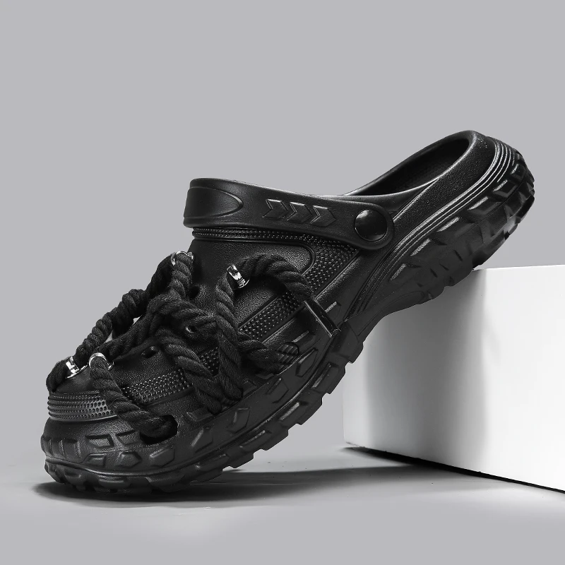 Сандалии мужские из ЭВА на толстой подошве дизайнерские Водонепроницаемые