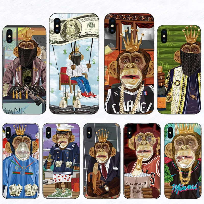 Жесткий чехол Rich Gorilla для iphone X 10 XR 12 13 Mini XS 11 Pro MAX 5 SE 6 6s 7 8 Plus |