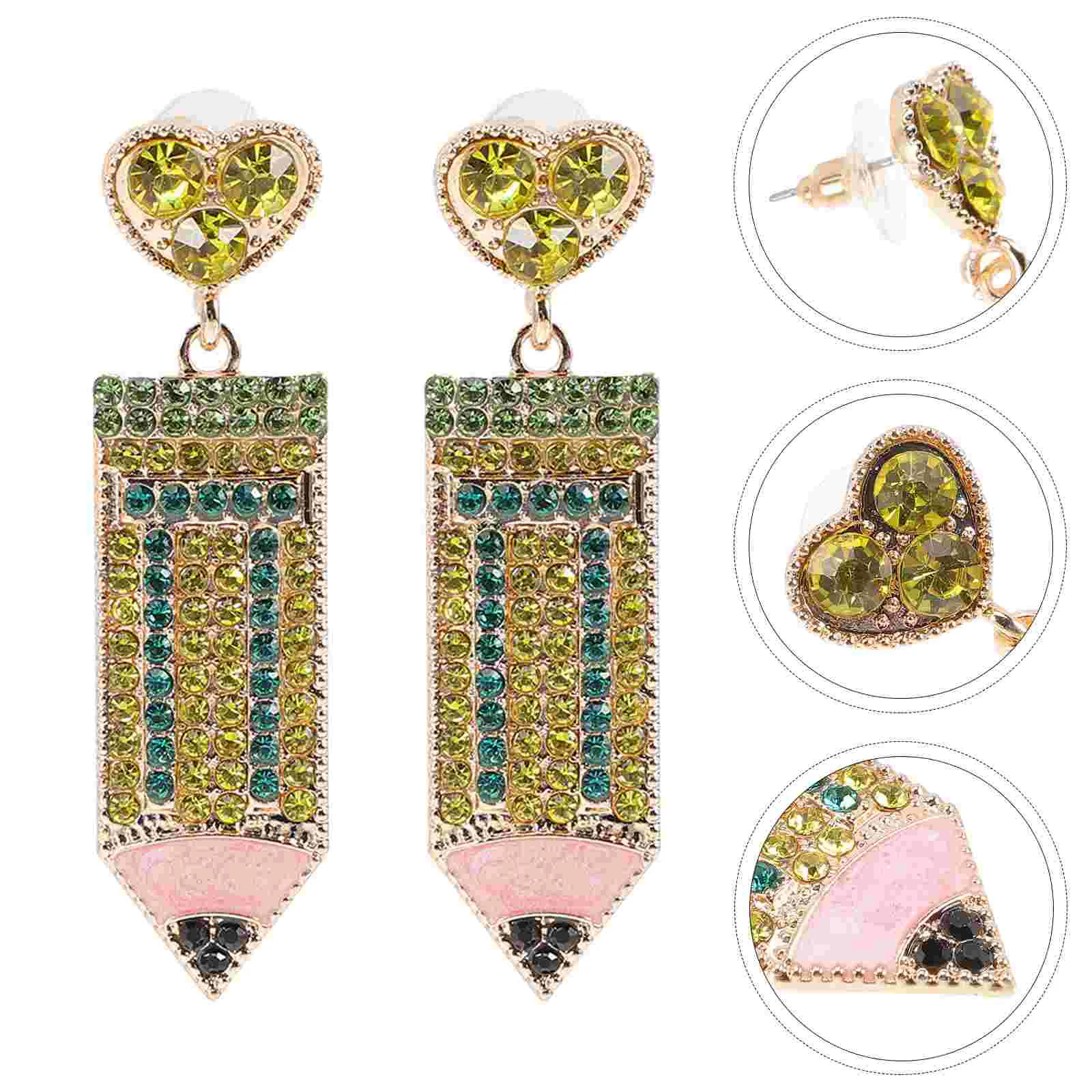 

1 Pair Earrings Earrings Girls Dangle Earrings Rhinestone Earrings