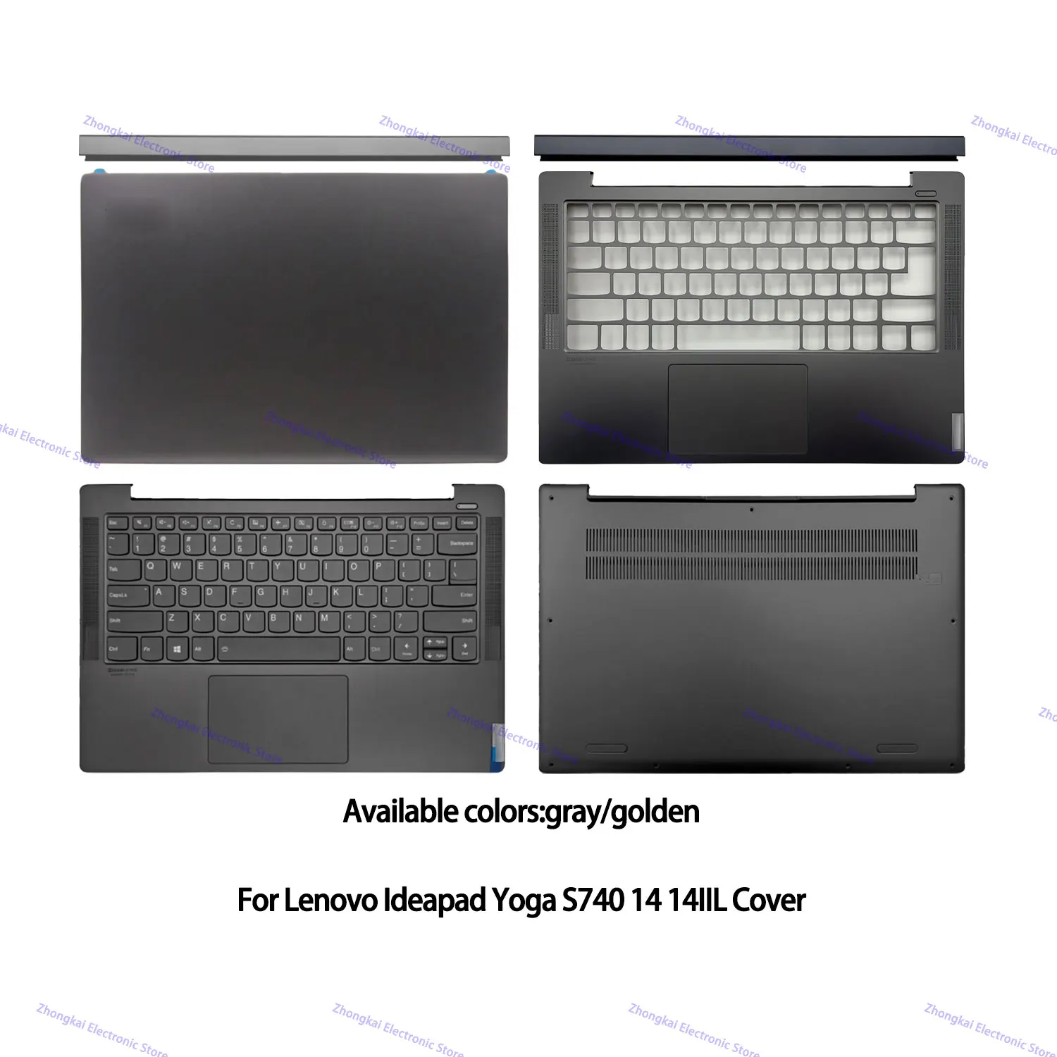 Новый оригинальный ЖК-чехол для ноутбука Lenovo Ideapad Yoga S740 14 14IIL/Упор рук/нижняя