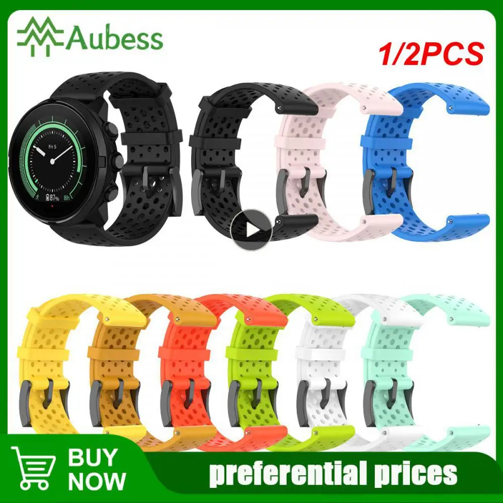 

Силиконовый ремешок для Suunto 9 / 9 Brao / D5 / Spartan Sport HR Baro, 1/2 шт.