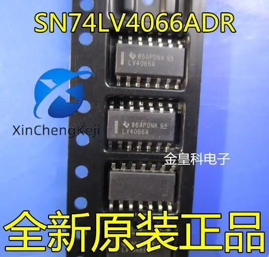 

20pcs original new SN74LV4066ADR silk screen: LV4066A SOP-14