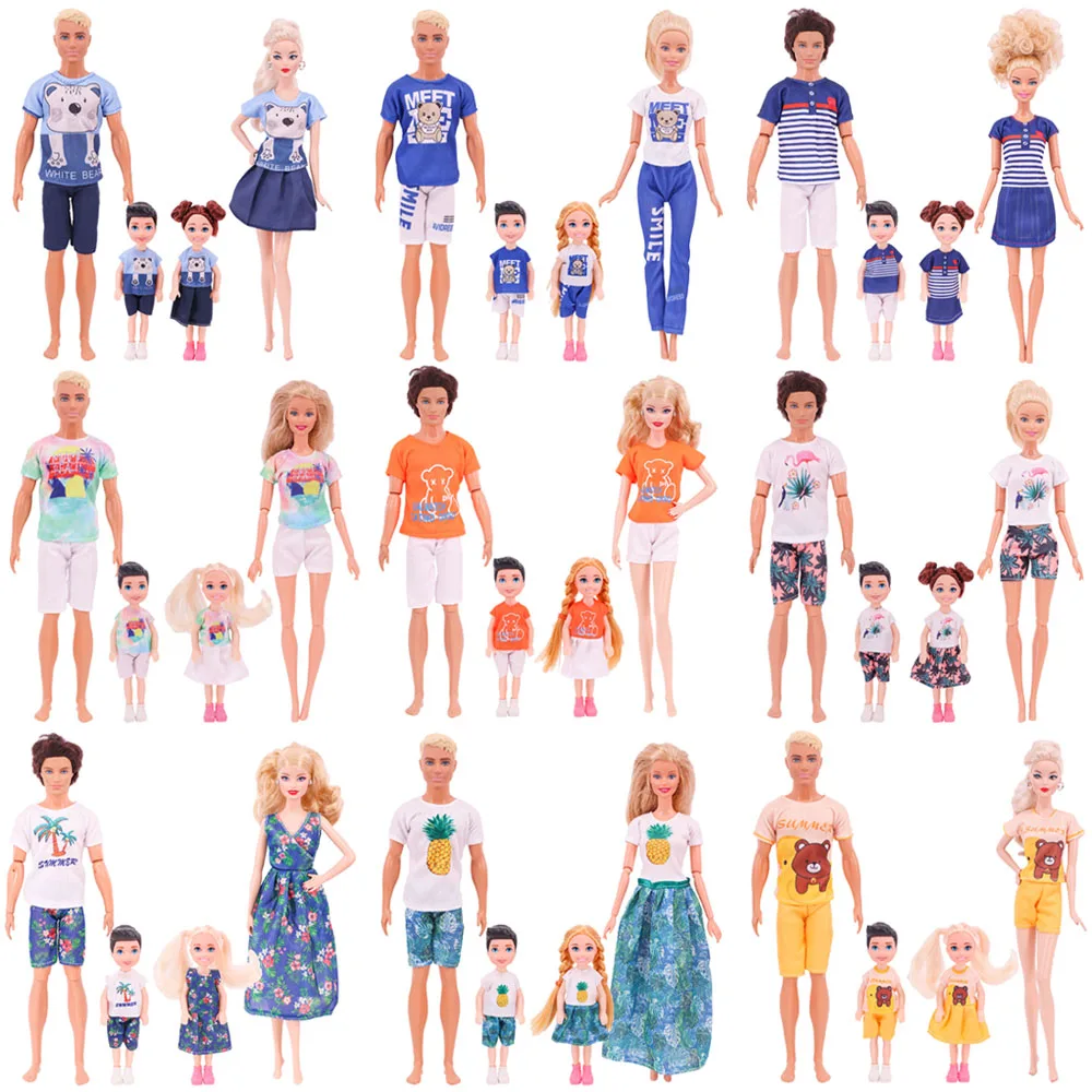 Dress For 11.8 Inch Barbies,4 Inch Lovely Dolls,10-12cm Doll Toy Accessories Gift