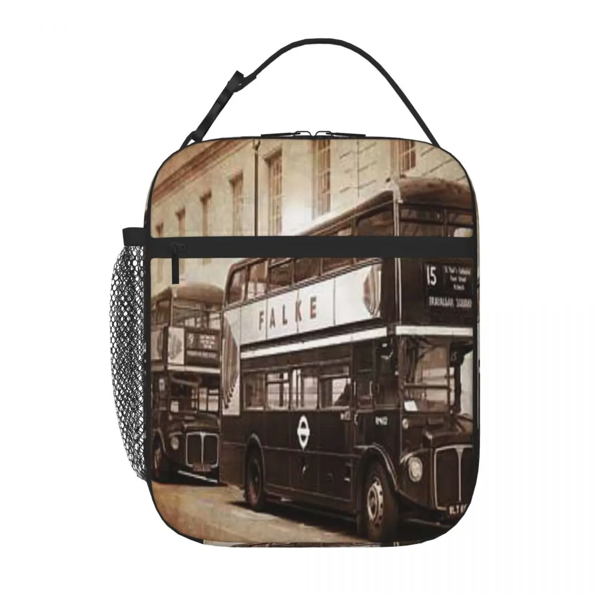 

Rodney The Routemaster Mark Rogan Lunch Tote Lunch Bags Packed Lunch Thermo Cooler Bag