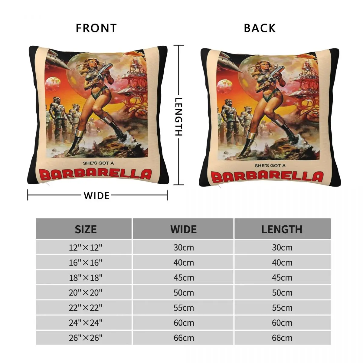 Серебристая наволочка для плавания с надписью She's Get A Barbarella-подушка Arabella чехол
