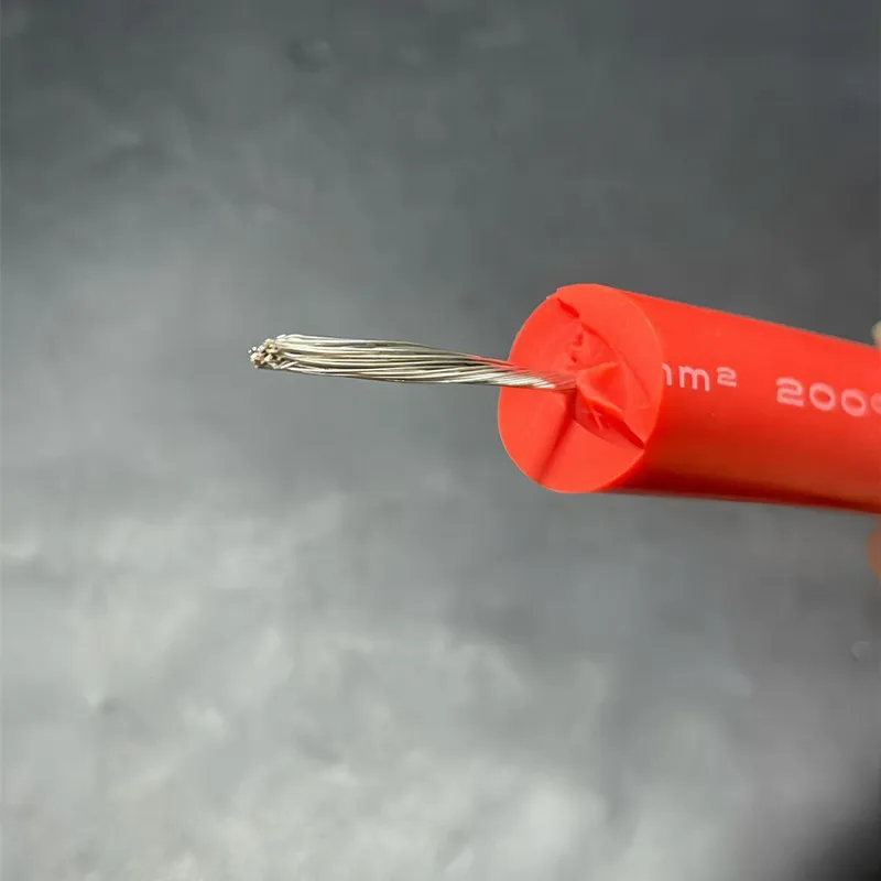 Силиконовый высоковольтный кабель 200 кВ 13AWG/2 5 мм 2 термостойких -60 ℃ -+200 гибкий