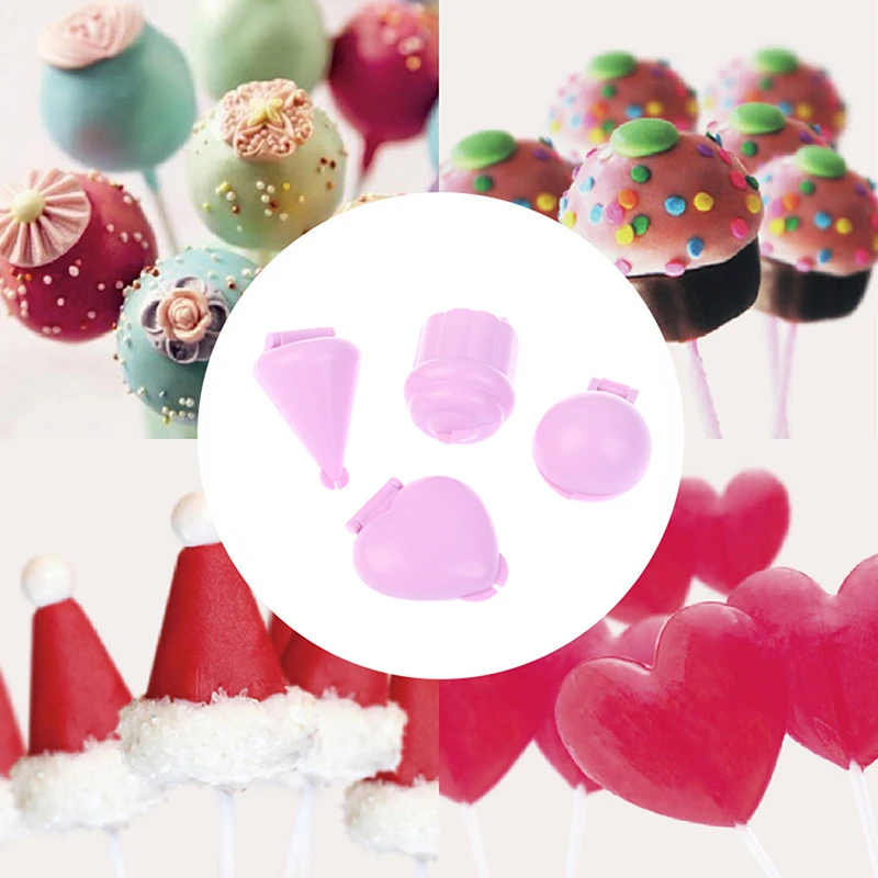 4 шт./компл. пластиковая форма для леденцов инструменты выпечки кексов тортов