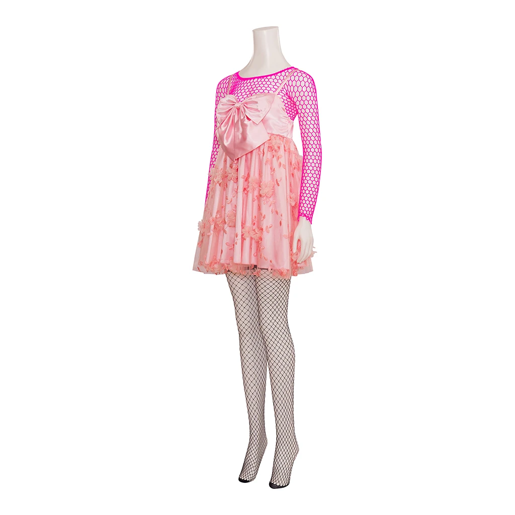 Костюм для косплея по мотивам фильма Мармелад розовое платье привлекательное