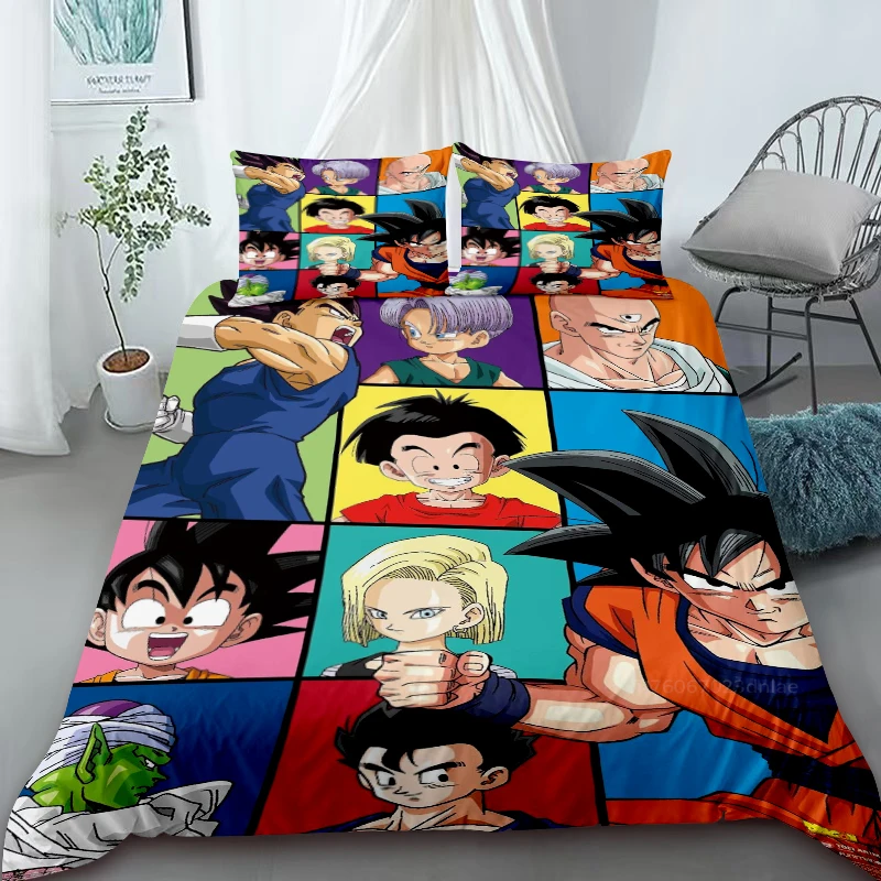 Пододеяльник Dragon Ball комплекты постельного белья с героями мультфильмов удобное