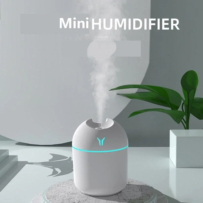 

250ML Mini Air Humidifier USB Aroma Essential Oil Diffuser For Home Car Ultrasonic Mist Maker with LED Night Lamp Diffuser