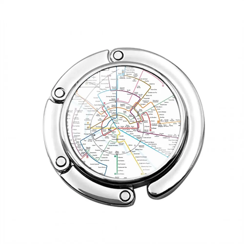 Складной крючок для кошелька Женский столик хранения сумок складной