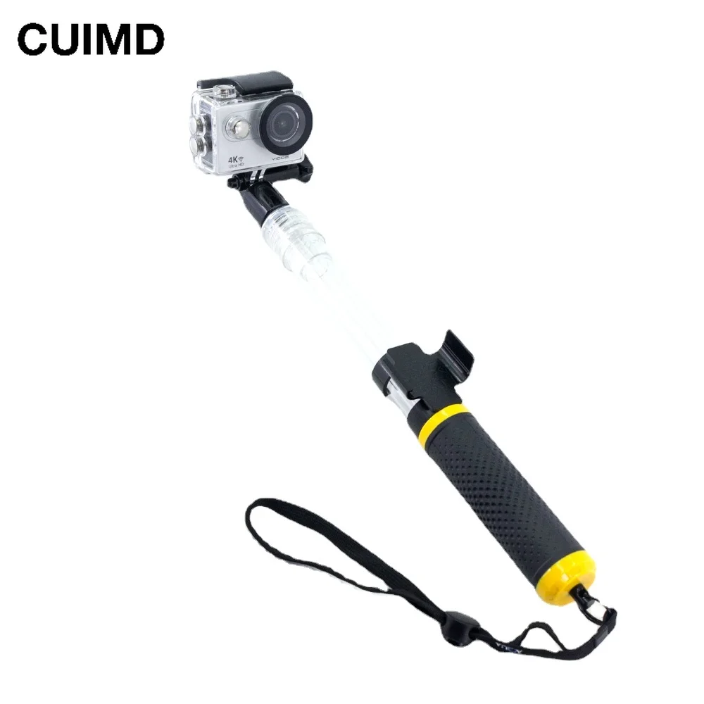 

Waterproof Transparent Selfie Stick Monopod Tripod Remoter Holder for GoPro Hero 10 9 8 7 6 5 4 3 Session Xiao Yi 4k SJCAM Osmo