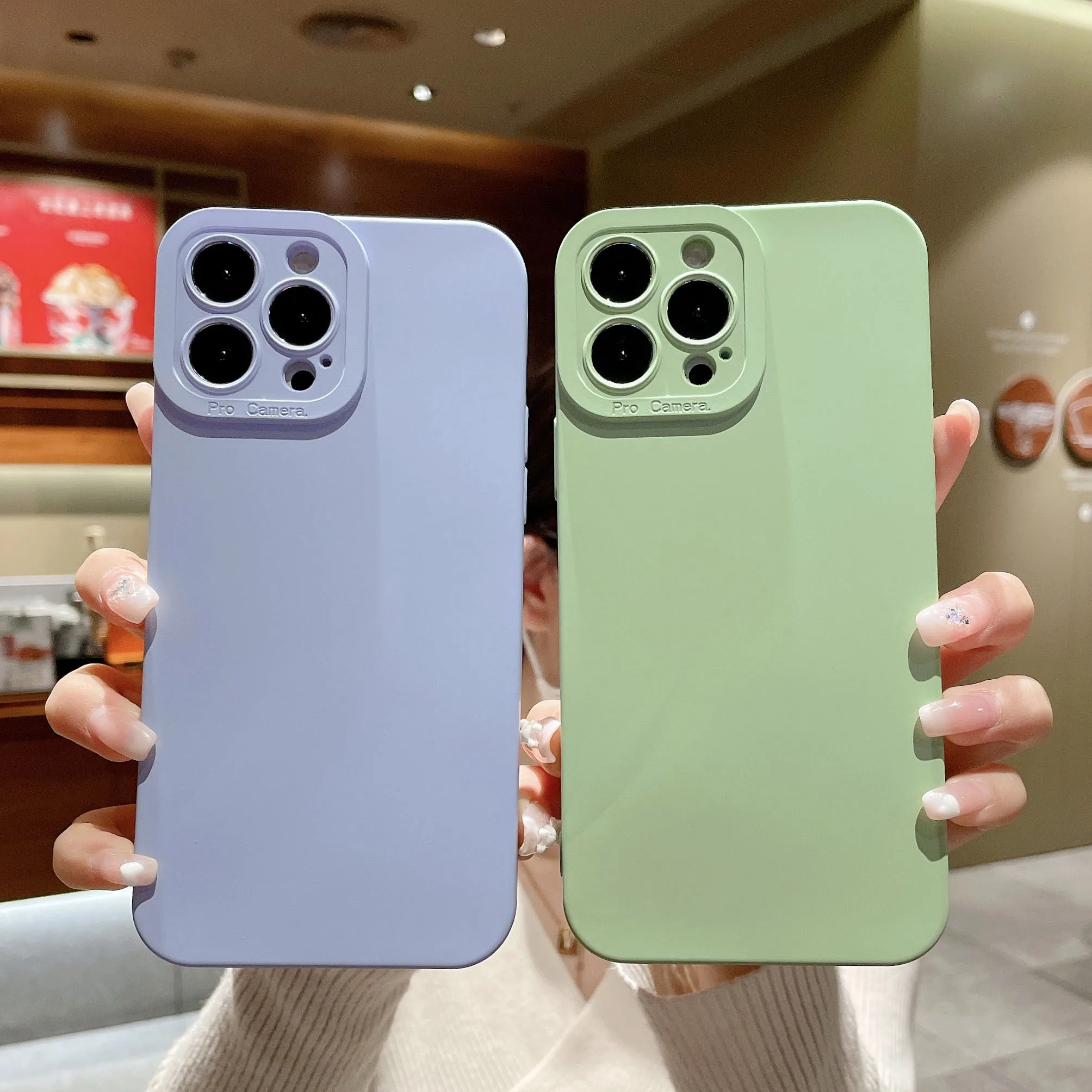 

Phone Case For Huawei Honor 30S 20S 30 20 50 X20 60 X30I V30 V40 SE Pro Shockproof Anti Fall Liquid Silicone Protection Cover