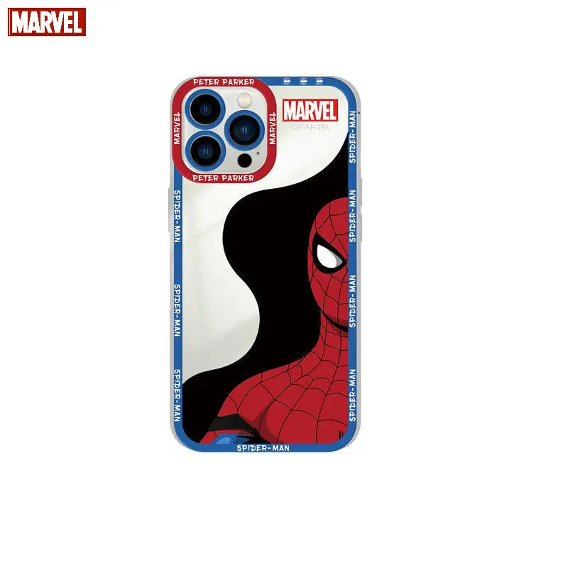 

Phone Case For Apple iPhone 13 12 11 Pro Max 13 12 Mini XS Max XR X 7 8 Plus 6 6S SE 2020 Cover Marvel Spiderman