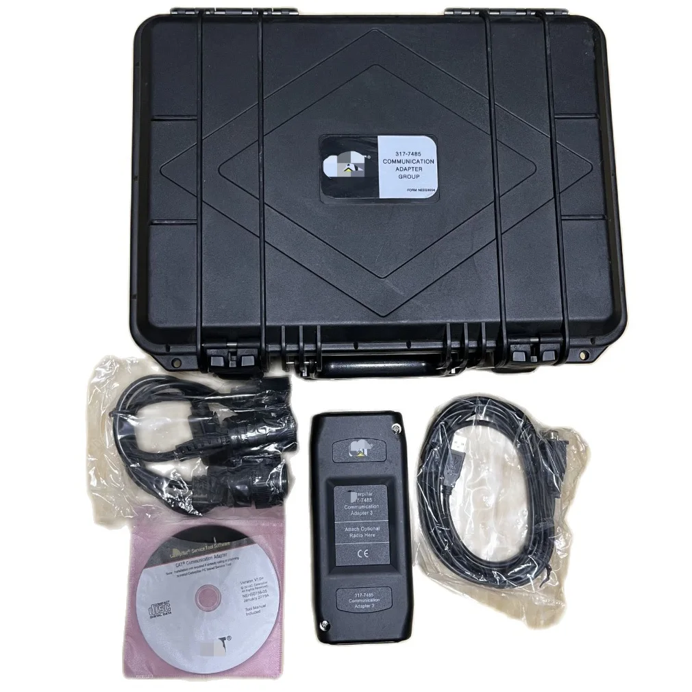

FOR CATERPILLAR CAT TRUCK EXCAVATOR 317-7485 ET3 COMMUNICATION ADAPTER 3 2019A HEAVY DUTY DIAGNOSTIC TESTER TOOL