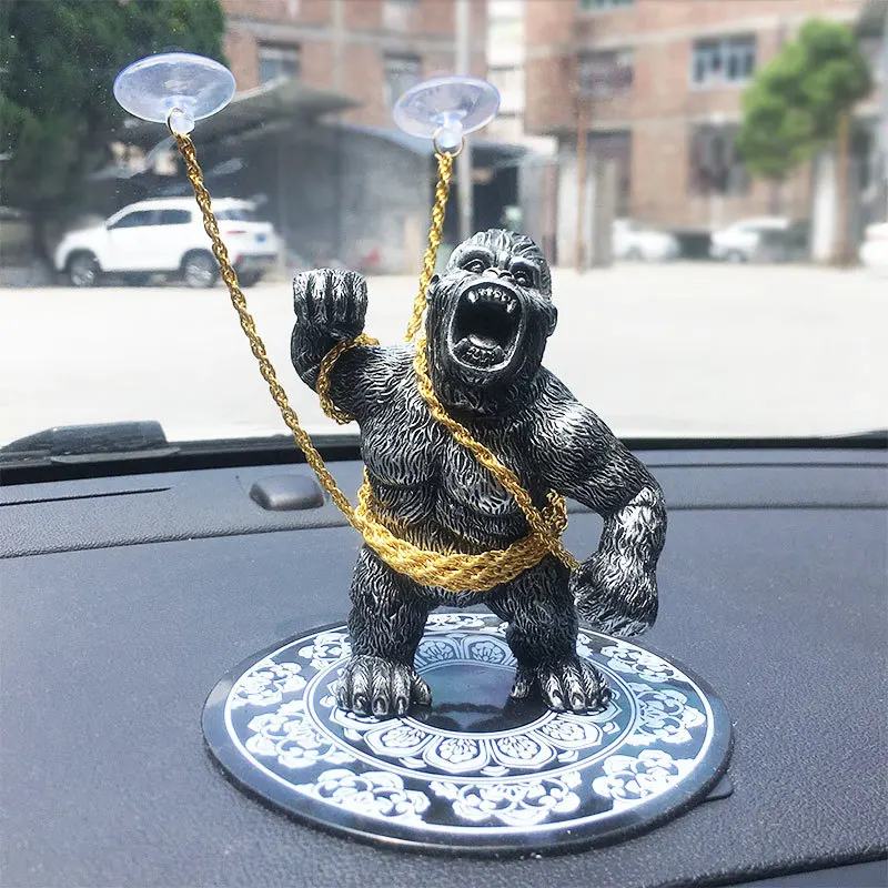 

Akzz Furious Gorilla Decoration Gorilla King Kong Car Decoration Living Room Office Decoration Decoration Automobile Accessories