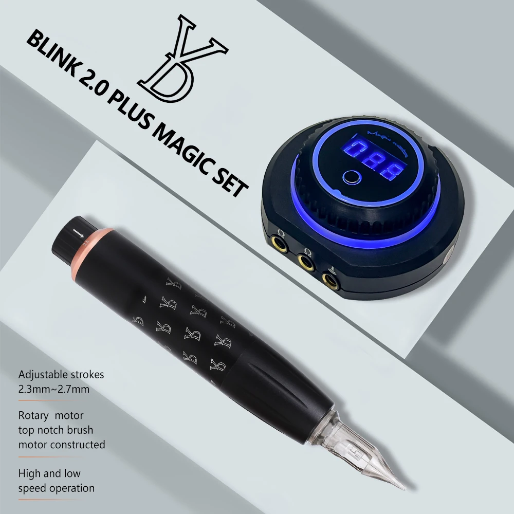 Комплект тату-машинки YD Blink 2 0 Magic PMU набор для профессиональной источник питания