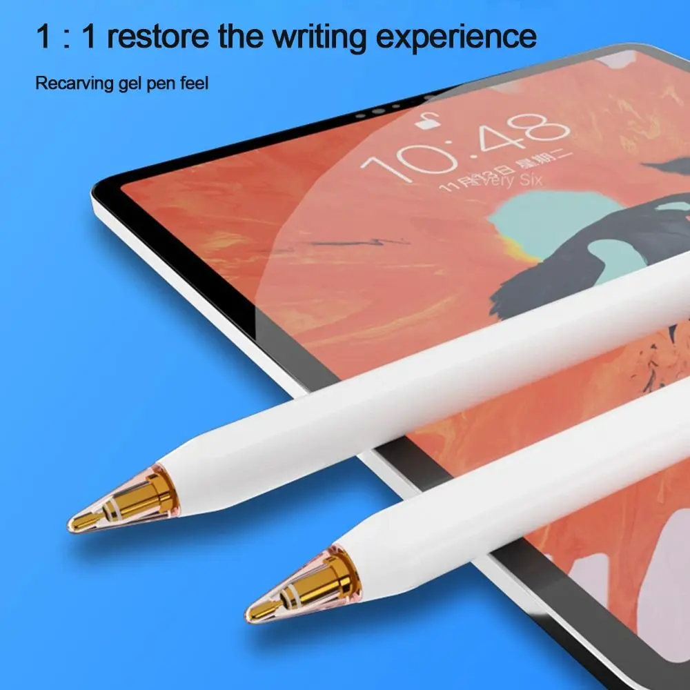 Прозрачные сменные насадки прозрачный цвет для iPad стилус наконечники 1/2