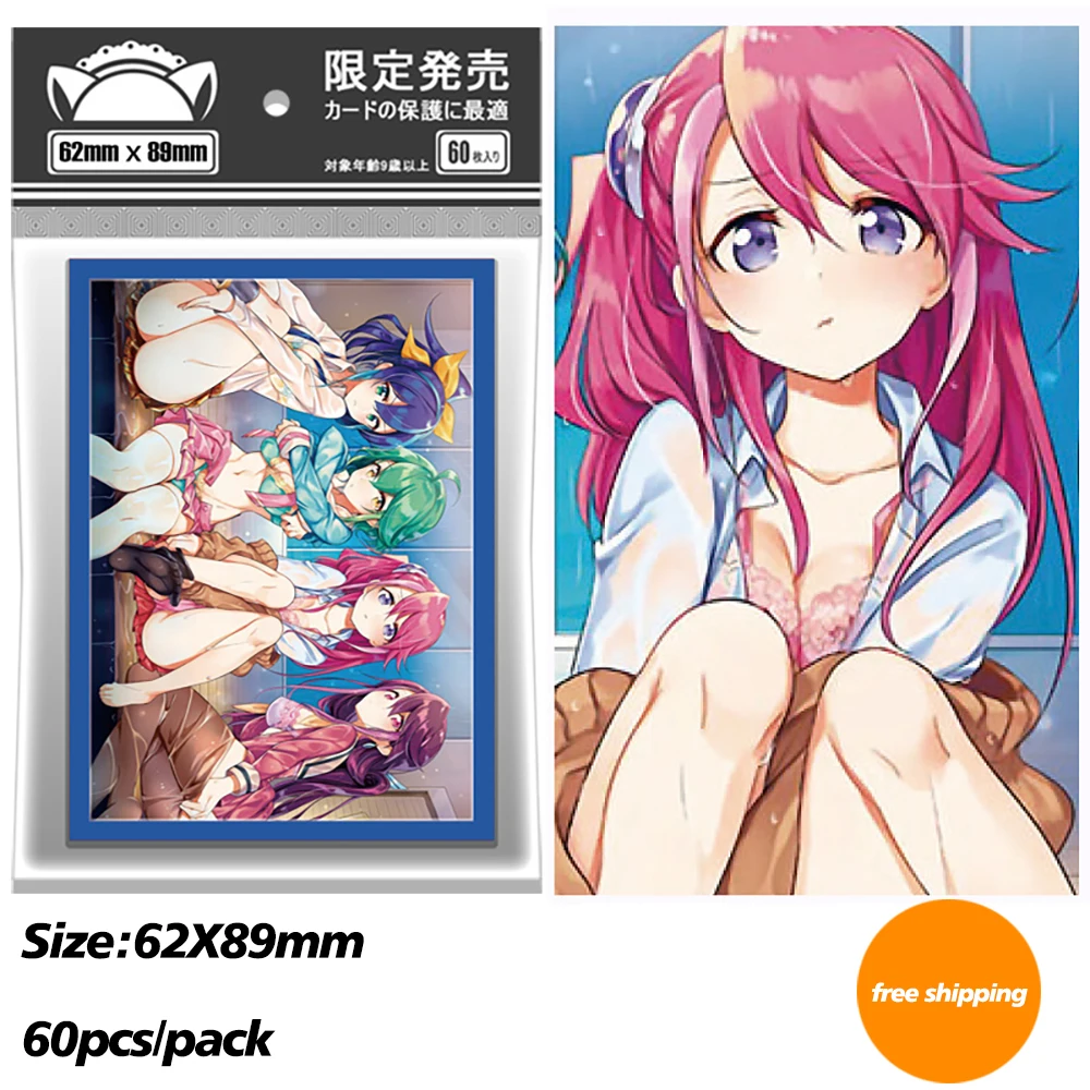 

Yu Gi Oh ARC-V Yuzu Hiragi Girl Anime Comics Tabletop Game Card Protective Sleeves Case 60pcs /lote YGO21