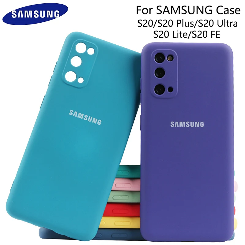 Оригинальный чехол S20FE для Samsung Galaxy S20 FE Ultra Plus шелковистый силиконовый высокого