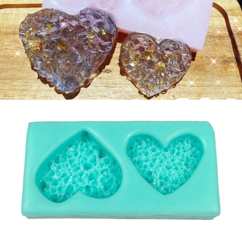 

3D силиконовые формы R3MC в форме сердца, украшение для стола, форма для шоколадного торта на День святого Валентина, легко чистится