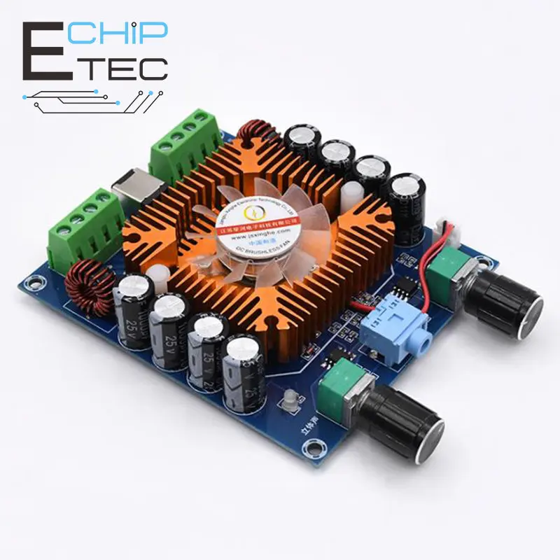 

Fee Shipping 1PCS XH-A372 High Power 4Ch 4*50W Power Amplifier Board Automotive Grade TDA7850 Audio Amplifier Module