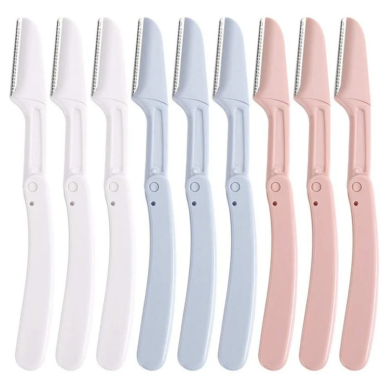 

3/9 шт./набор, портативный триммер для бровей