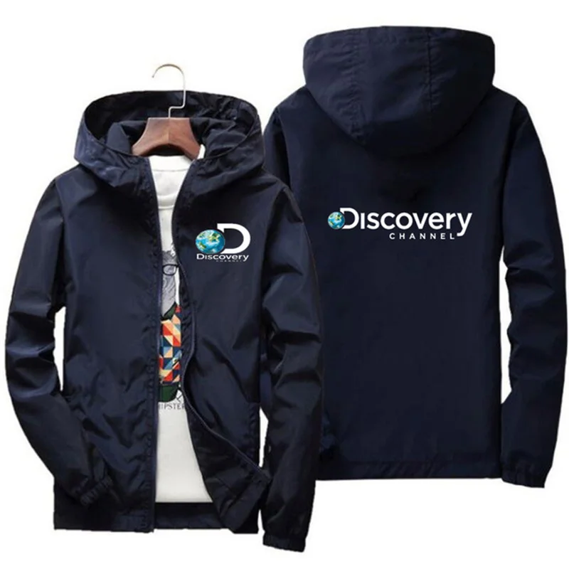 Men's Printed Jacket, Windproof, Fishing Waterproof Windbreaker