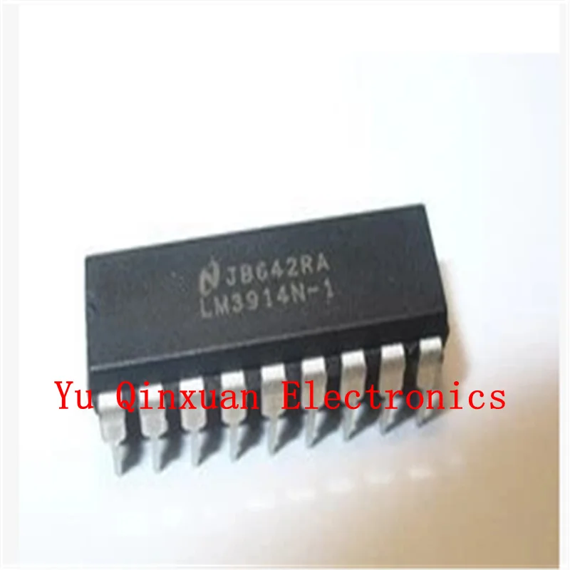 LM3914N-1 DIP-18 светодиодный драйвер, 10 выходов, общий анод, вход 1,2-12 В